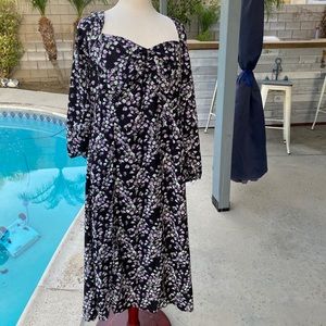 Long Sleeve Floral Dress